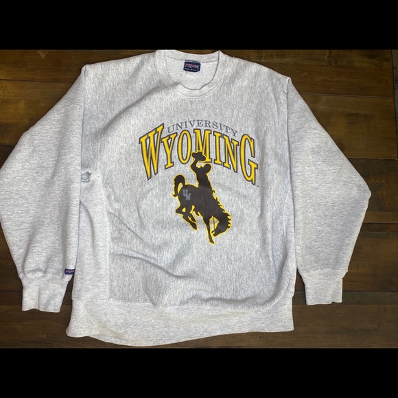 vintage wyoming sweatshirt